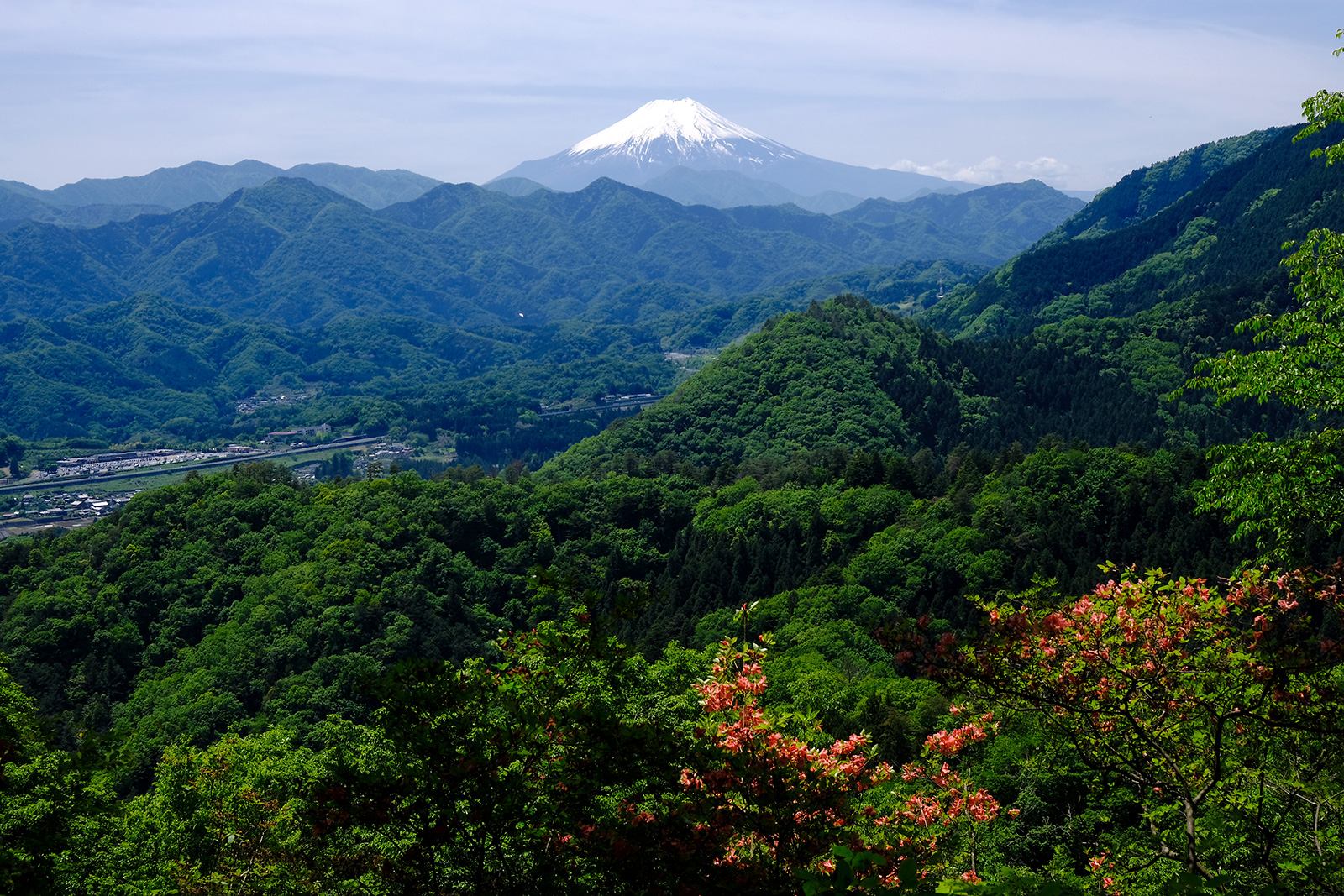 低山　ハイキング　絶景　富士山展望　要害山（ようがいさん）　写真＝佐々木亨　Photo by Toru Sasaki