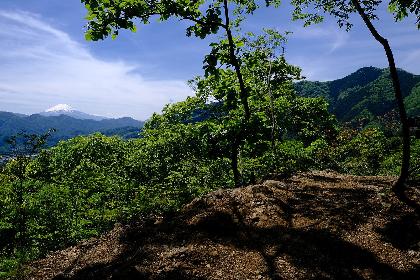 低山　ハイキング　絶景　富士山展望　要害山（ようがいさん）　写真＝佐々木亨　Photo by Toru Sasaki