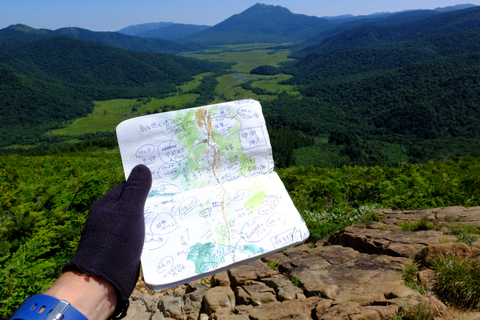登山道・ハイキングコースの巡回・レポート 実踏調査 地図制作