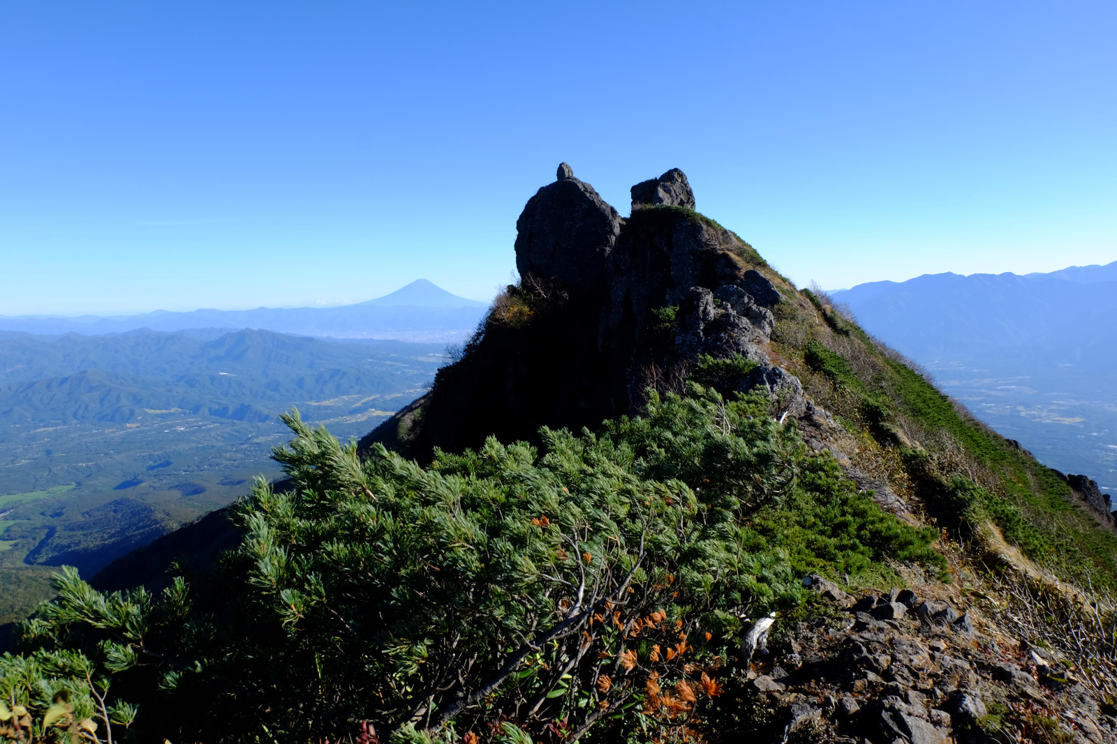 ヤマケイ　アルペンガイド　Alpen Guide　八ヶ岳　佐々木亨著　山と溪谷社　南八ヶ岳　編笠山